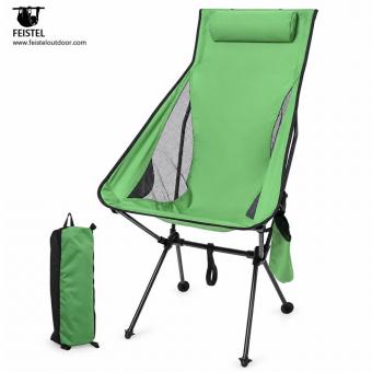 Ultraleichter Campingstuhl mit hoher Rückenlehne