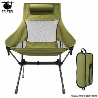 Verbreiterter Outdoor-Campingstuhl mit Parallelstreben