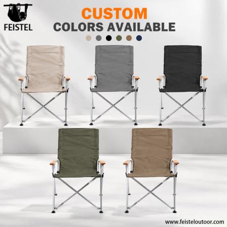 Campingstuhl mit verstellbarer Rückenlehne und klappbarem Aluminiumrahmen – Tragbarer Outdoor-Stuhl für Camping, Wandern und Reisen 