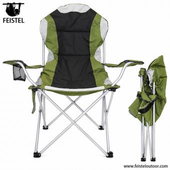 Großzügig geschnittener, klappbarer Campingstuhl mit Armlehnen