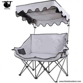 Doppel-Campingstuhl mit Baldachin