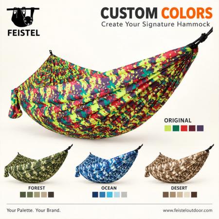 Feisetel Outdoor Nylon Reise Garten Camping Tragbare Fallschirm Hängematte 