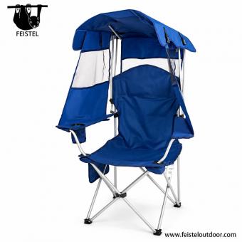 Sonnenschutz-Campingstuhl mit Mesh-Seitenwänden