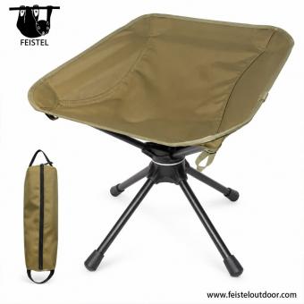Drehbarer Outdoor-Klapphocker mit 150 kg Belastbarkeit