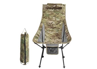 Outdoor-Stuhl mit hoher Rückenlehne